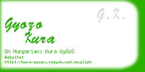 gyozo kura business card